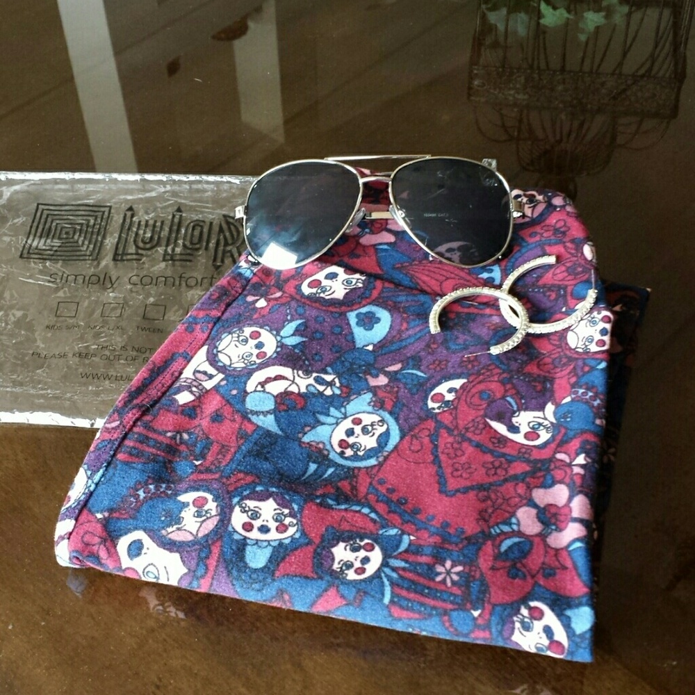 LuLaRoe leggings with Russian Nesting Dolls