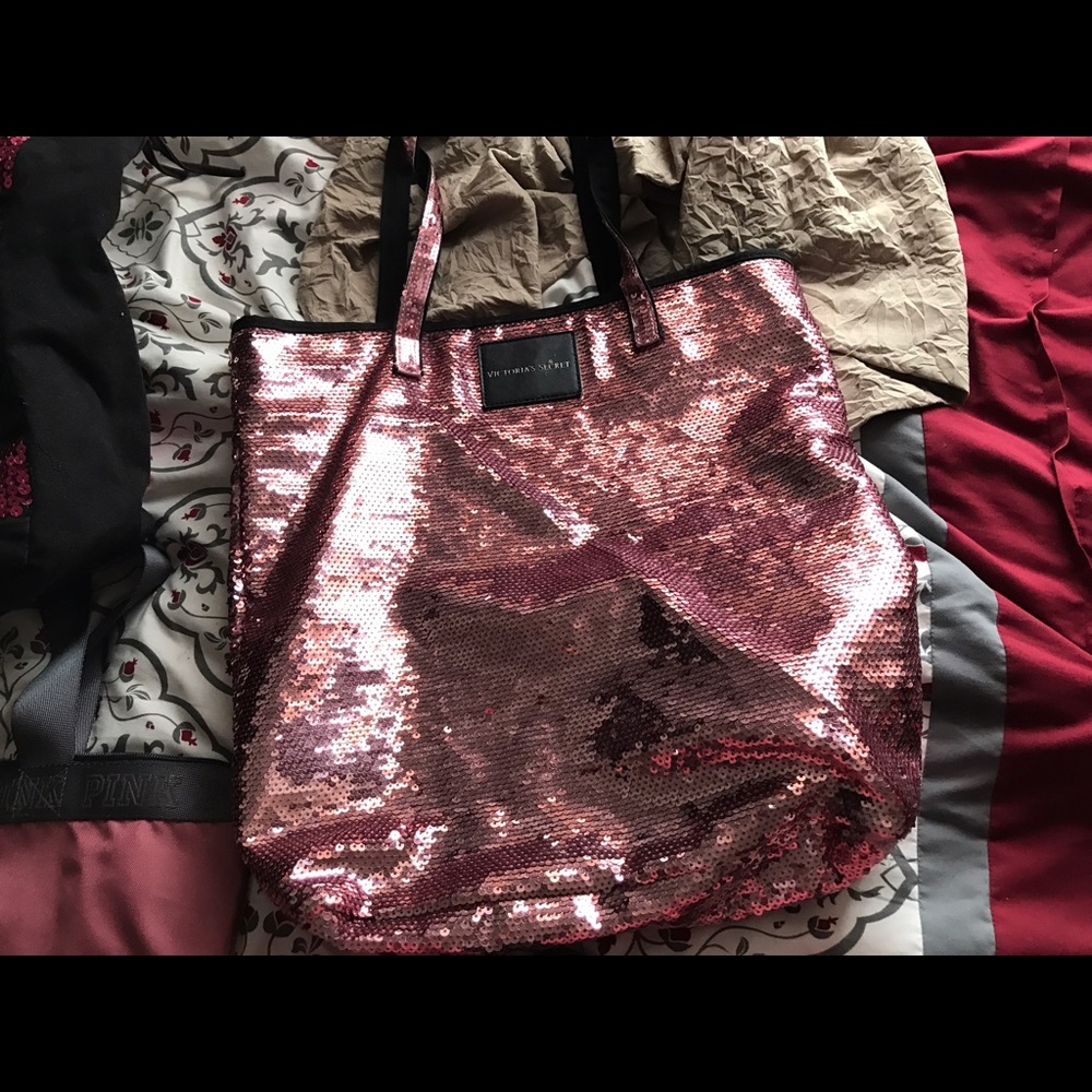 Victoria's Secret NWOT sequin Tote