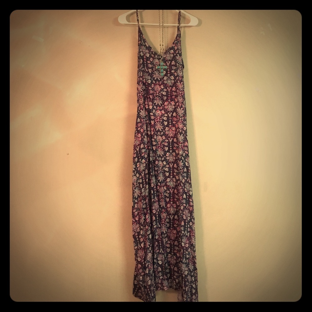 SPAGHETTI STRAP MAXI DRESS, L