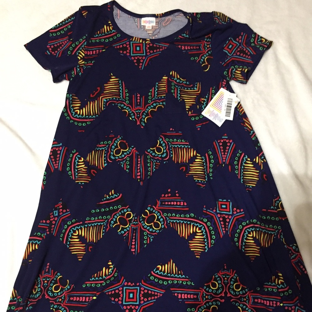 LULAROE CARLY DRESS XS NWT