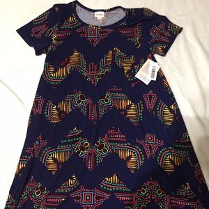 LULAROE CARLY DRESS XS NWT