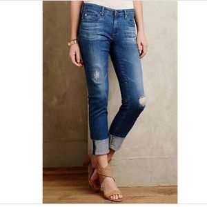 AG Stevie Cuff Slim Straight jeans