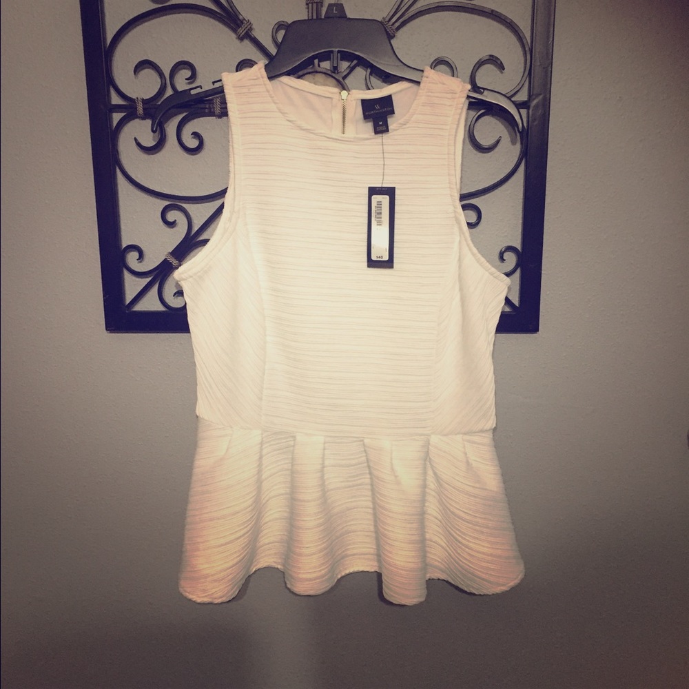 Peplum Sleeveless Top