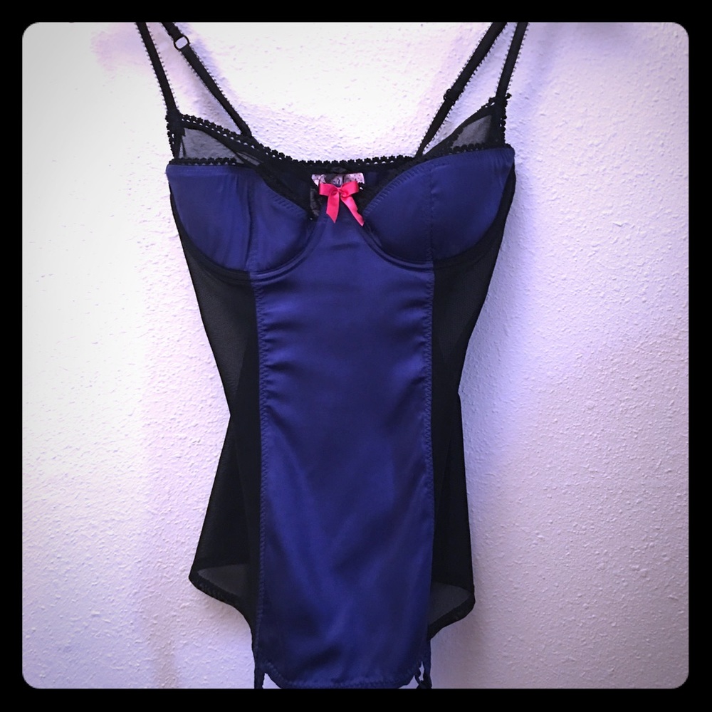 Victoria's Secret slip w garters