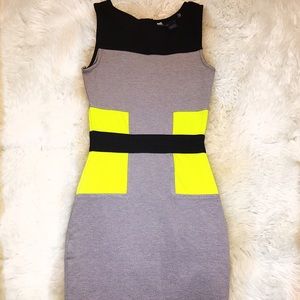 COLOR BLOCK DRESS!!! FRENCH CONNECTION