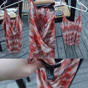 Multi Spaghetti strap watercolor tie dye  dress :)