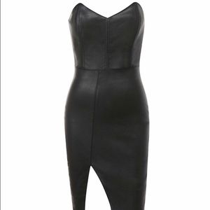 Super sexy House of CB black leather dress!