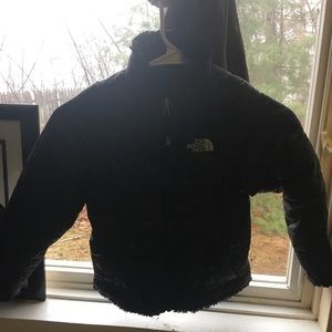Girls reversible NorthFace jacket