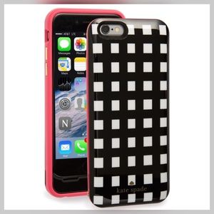 Paintery Check iPhone 6 Charging Case