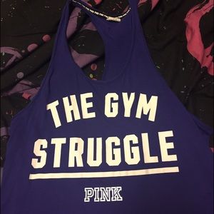 Purple CrossBack Workout Shirt