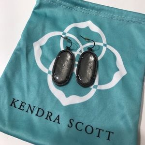 Kendra Scott Elle earrings in mirror rock crystal