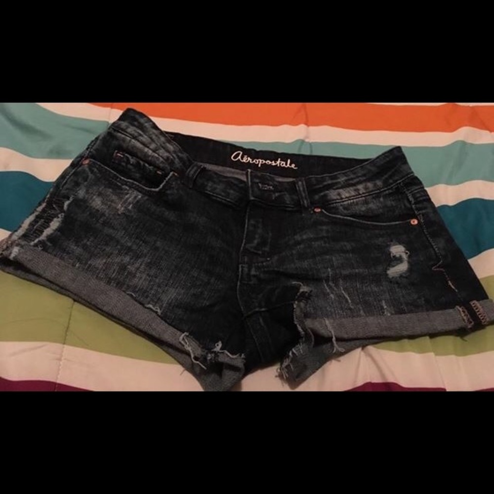 Blue jean shorts