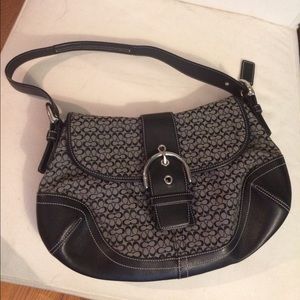 Black Coach Shoulder Bag