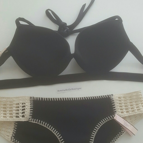 Victoria's Secret 36C MEDIUM CROCHET BIKINI BUNDLE