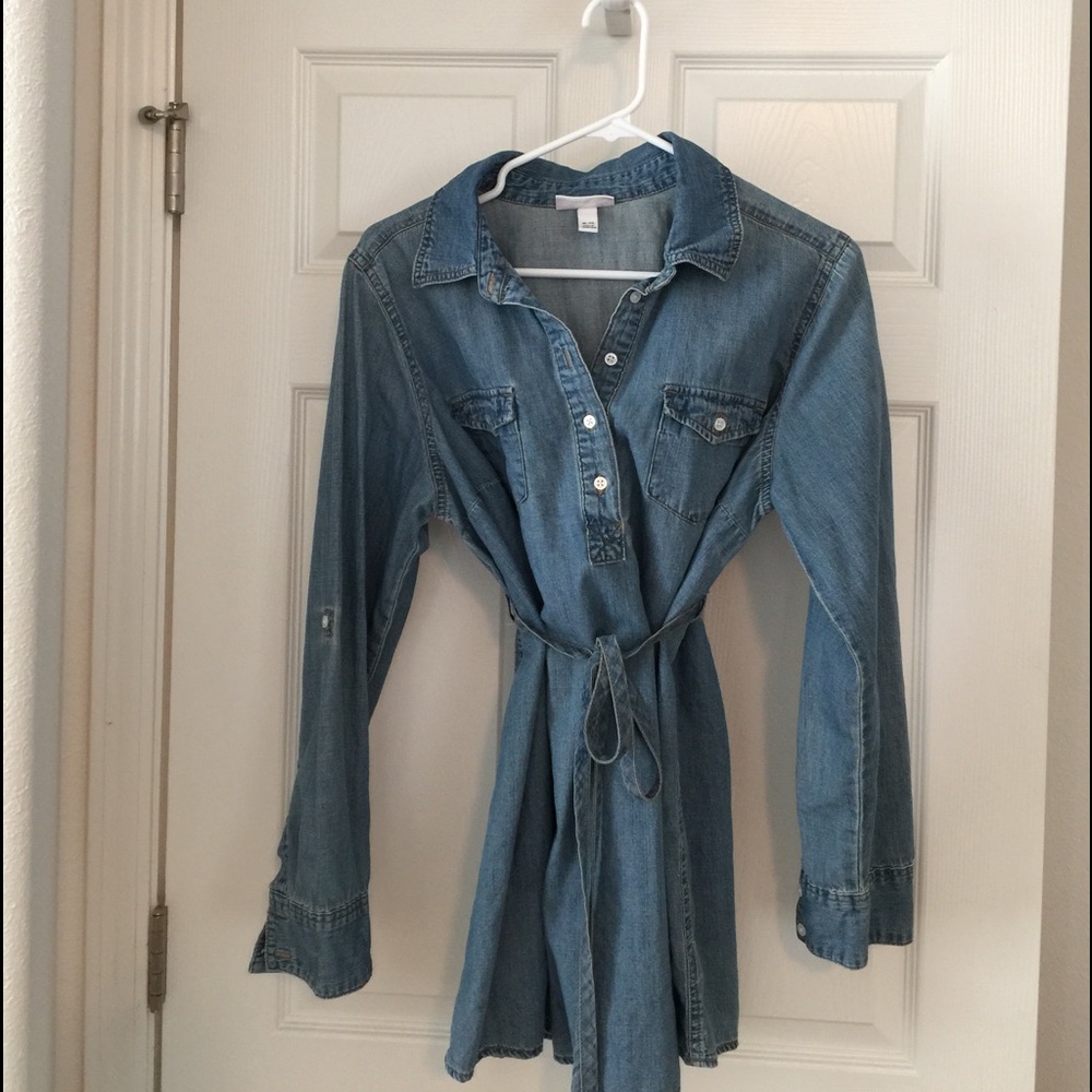 ❌SOLD❌ Maternity Denim Tunic