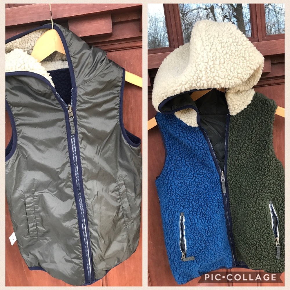 Hanna Andersson reversible vest 140