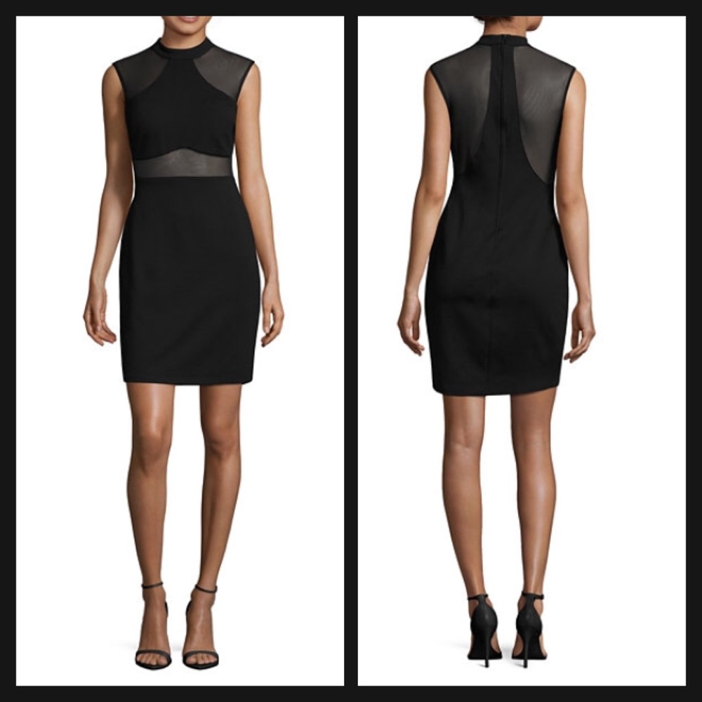 🎉HP🎉NWT Sexy Turtle Neck Black Bodycon Dress