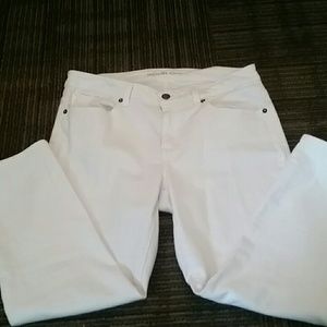 Michael Kors White Cropped Pants