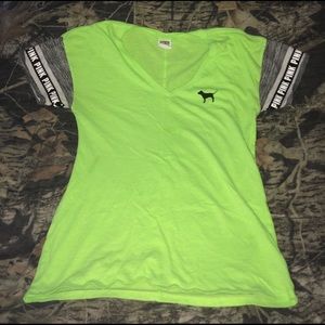 Vs pink oversized tee