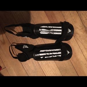 Soccer shin guards and socks