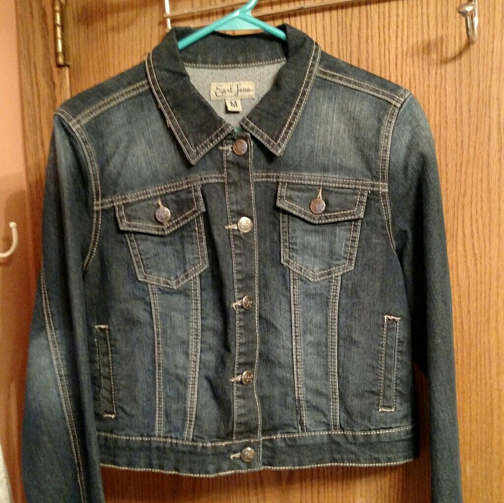 NWOT Earl Jean Blue Jean Jacket