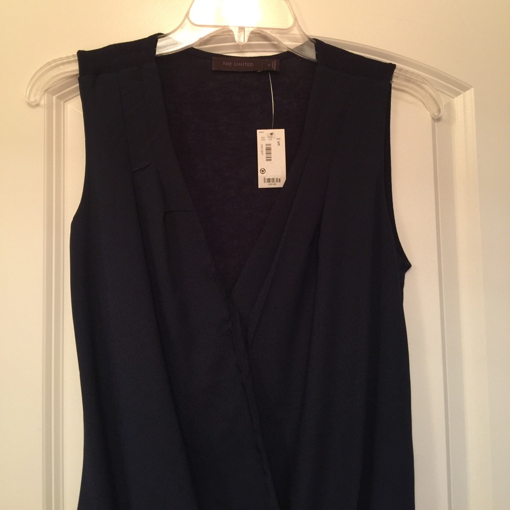 NWT The Limited navy tank*Price FIRM*