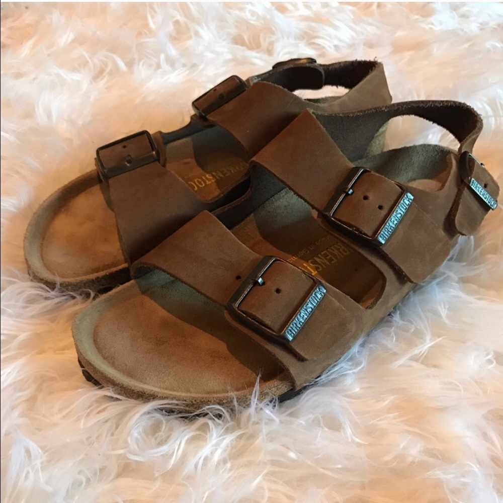 Birkenstocks with ankle strap
