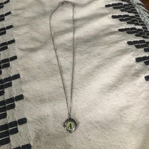 Typewriter key necklace