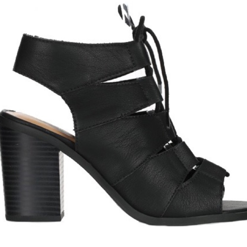 🌸CLEARANCE🌸Lace Up Open Toe Bootie Sandals - Picture 4 of 6