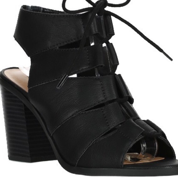 🌸CLEARANCE🌸Lace Up Open Toe Bootie Sandals - Picture 3 of 6