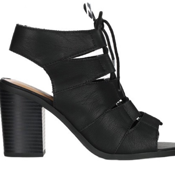 🌸CLEARANCE🌸Lace Up Open Toe Bootie Sandals - Picture 4 of 6