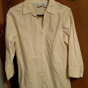 Sonoma 100% Cotton Embroidered Button Down