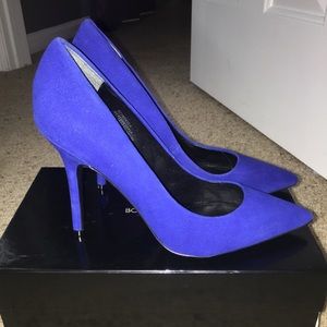 Boutique 9 Blue Suede Pumps