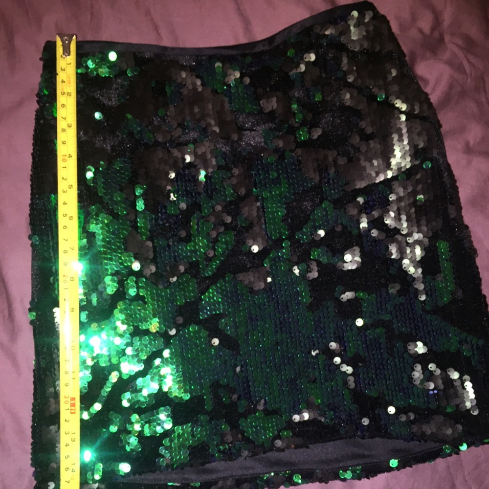 Sequined Mini Skirt