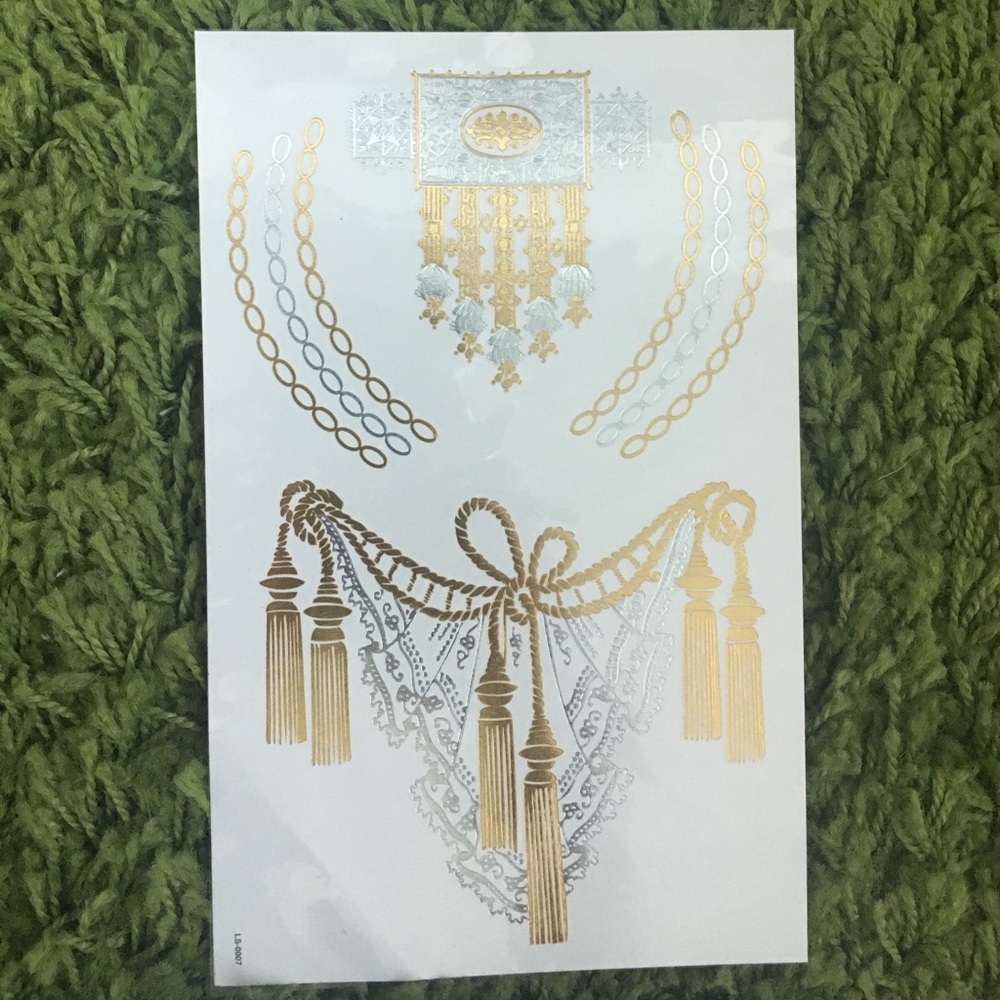 Cochella inspired flash fake tattoos