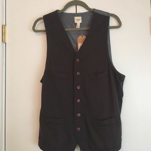 Land's End Canvas vest with working pockets