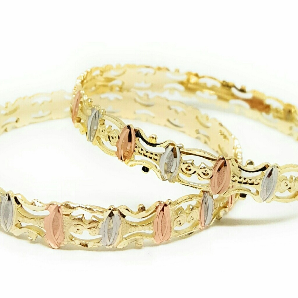 Gold plated bangles (Set of 2)