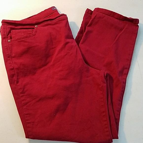 Gloria Vanderbilt Denim - Gloria Vanderbilt Amanda jeans Burgundy
