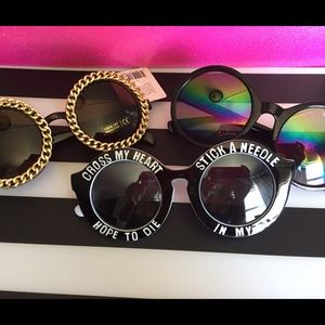 3 pairs of Round Framed Sunglasses 💖