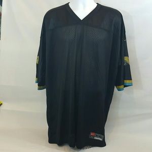Jaguars xxl nike blank back short sleeve jersey