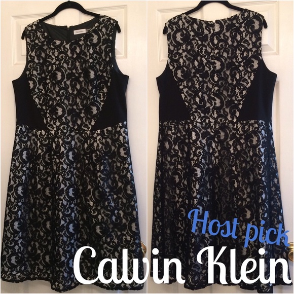 Calvin Klein Dresses & Skirts - MUST GO! Closet closing 5/1! CK Lace Overlay Dress
