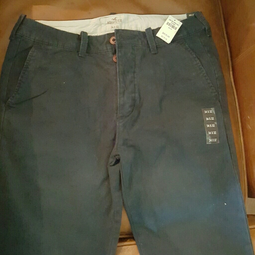 Slim straight Hollister pants
