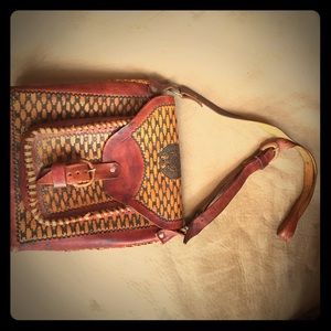 💕FINALPRICEGenuine Mexican leathercrossbody purse
