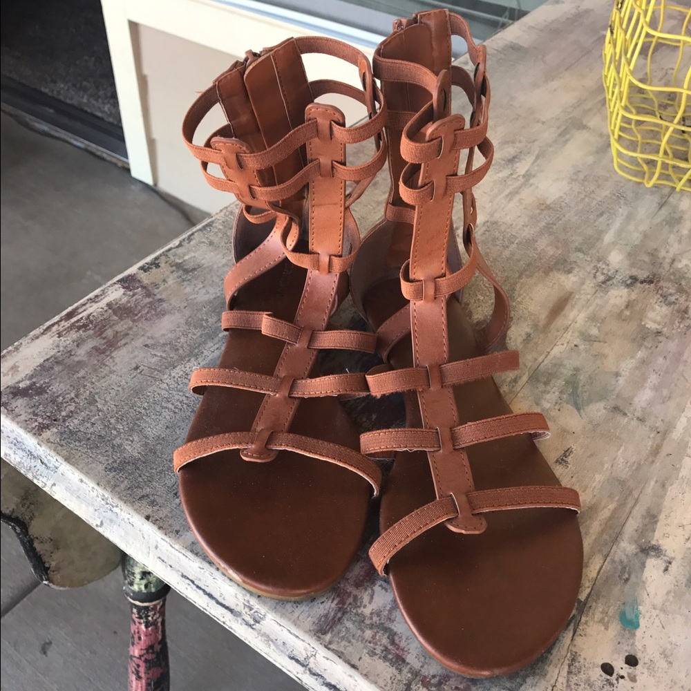Bamboo gladiator sandals