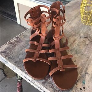 Bamboo gladiator sandals