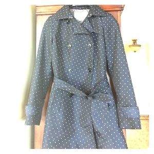 Banana Republic navy trench coat / rain coat