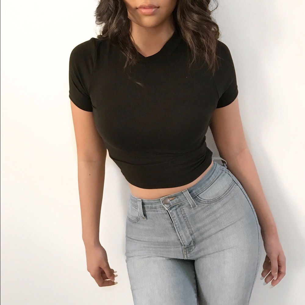 Mock Neck Top