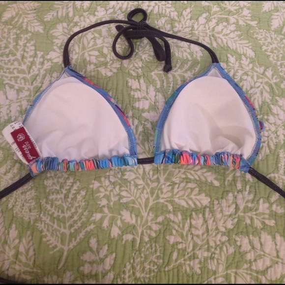 Guess plaid ruffle bikini! - Picture 2 of 3