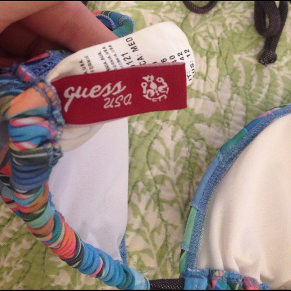 Guess plaid ruffle bikini! - Picture 3 of 3