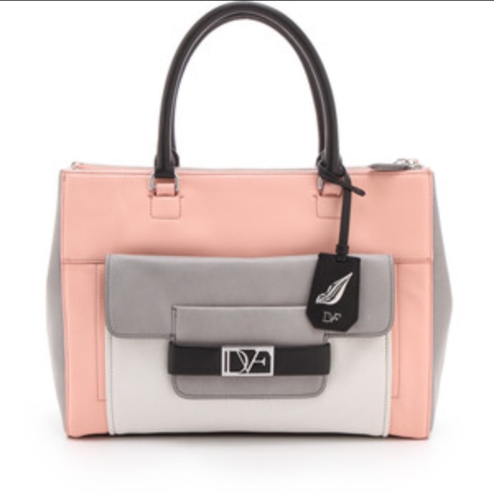 DVF Eva Colorblock Tote